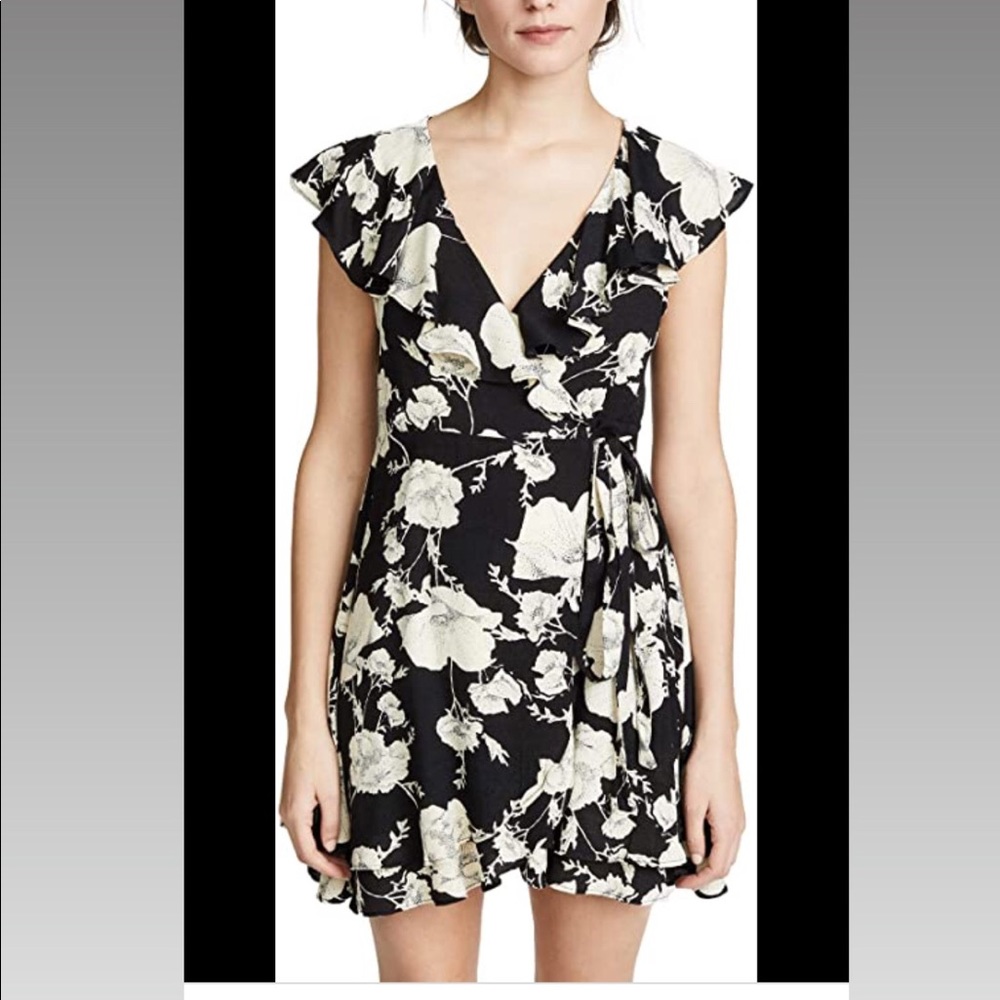 NWT Free People French Quarter Mini Wrap Dress M